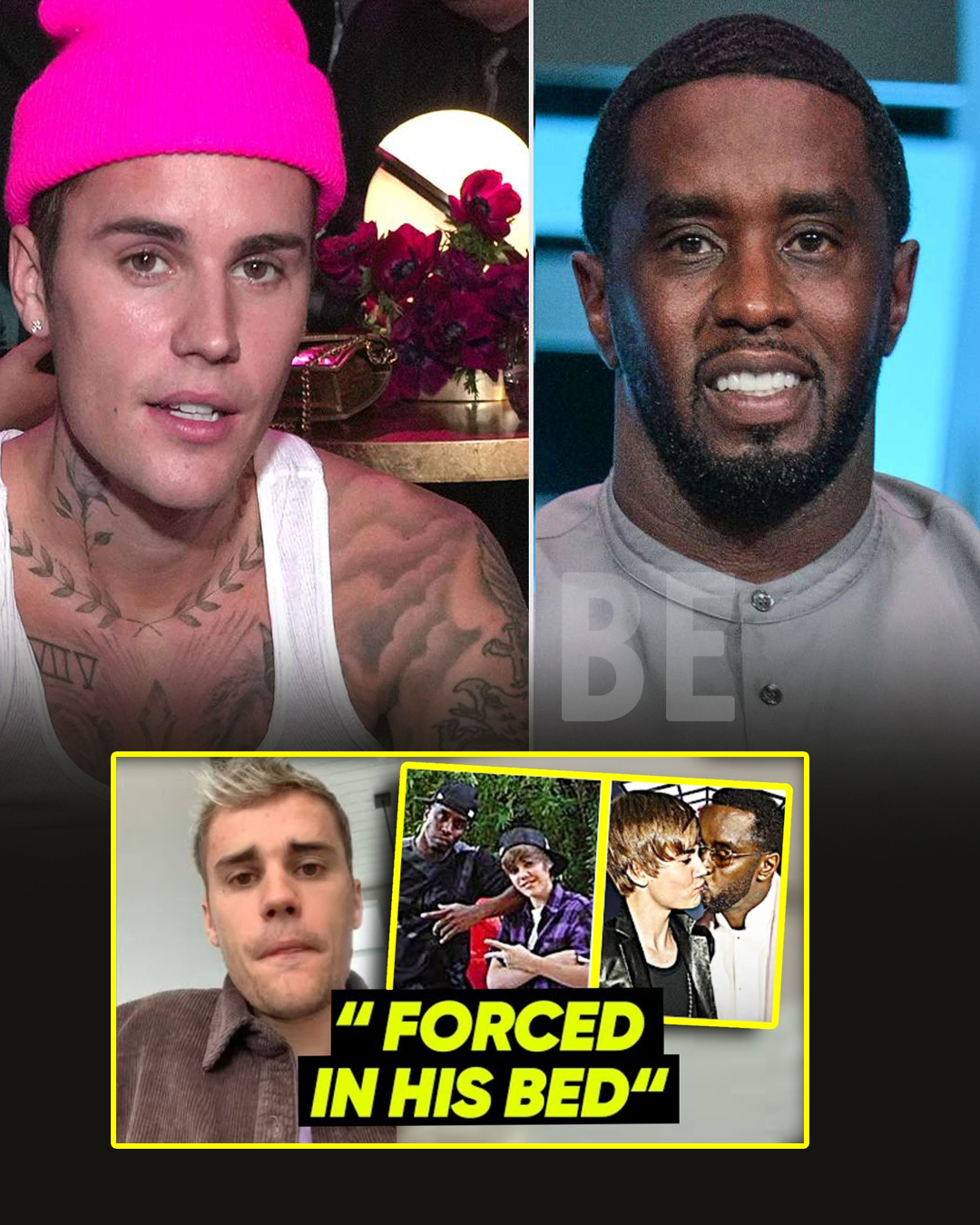 Watch Now : Justin Bieber Reveals HOW Diddy M.OLES.TED Him!-be - News