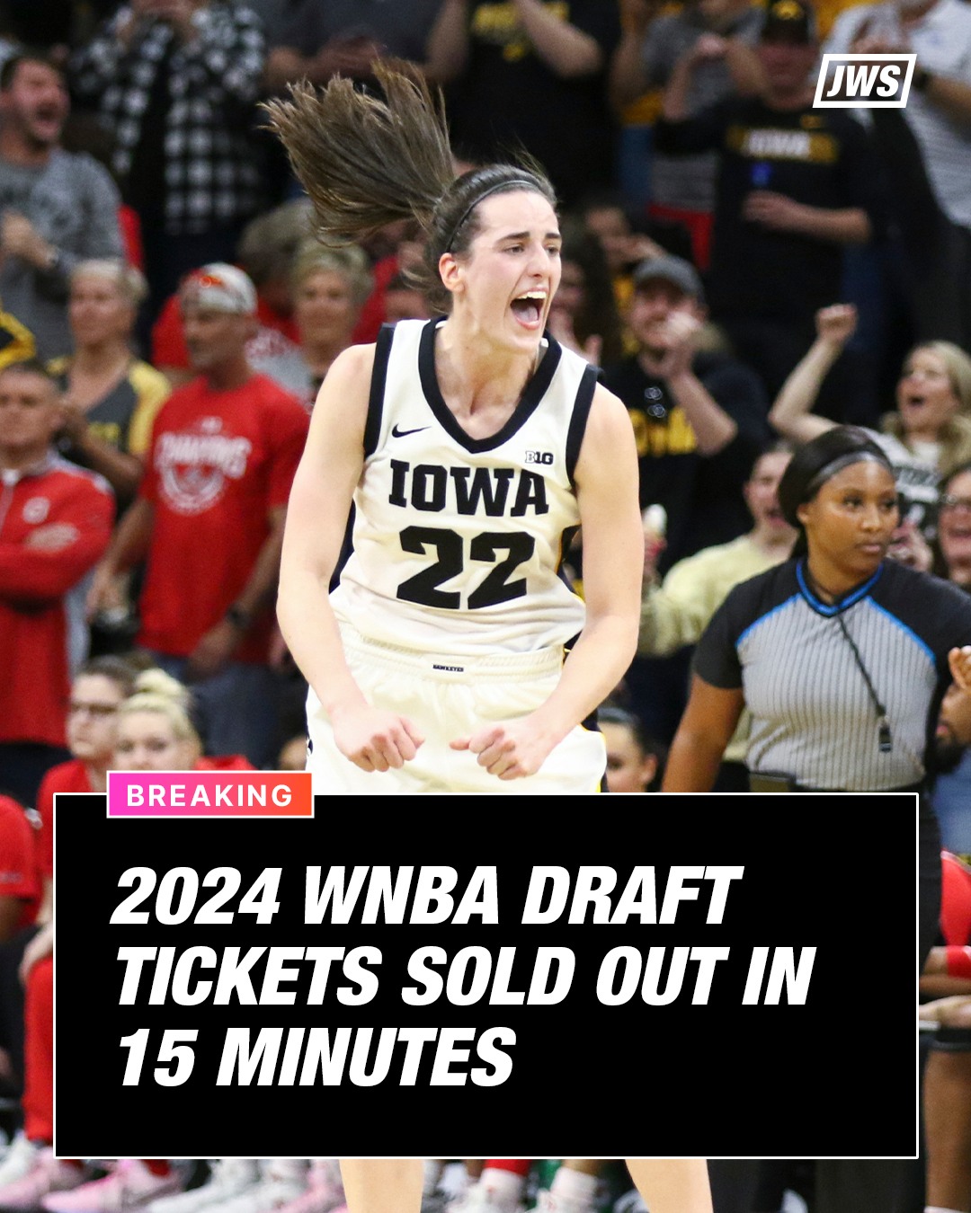 WNBA sees increase in ticket sales after Caitlin Clark announces draft ...