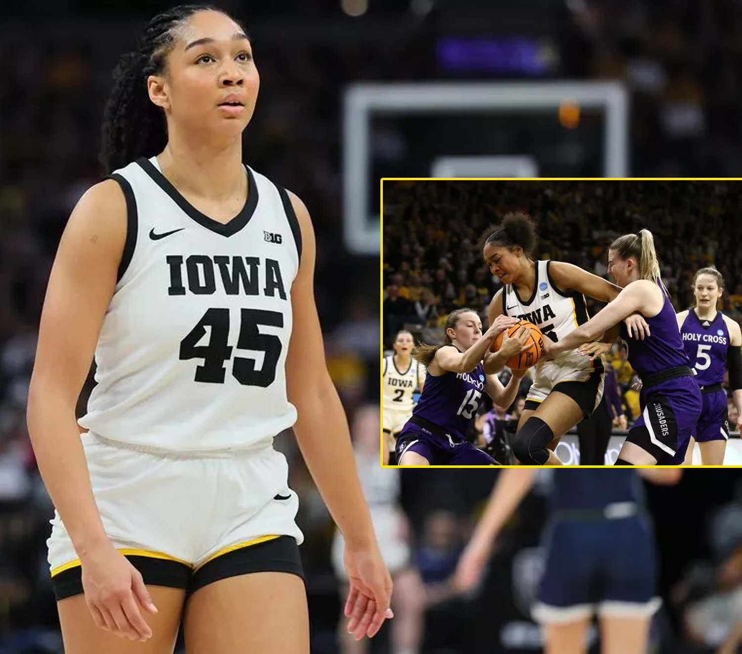 Iowa star Hannah Stuelke gives NCAA Tournament status update after Holy ...