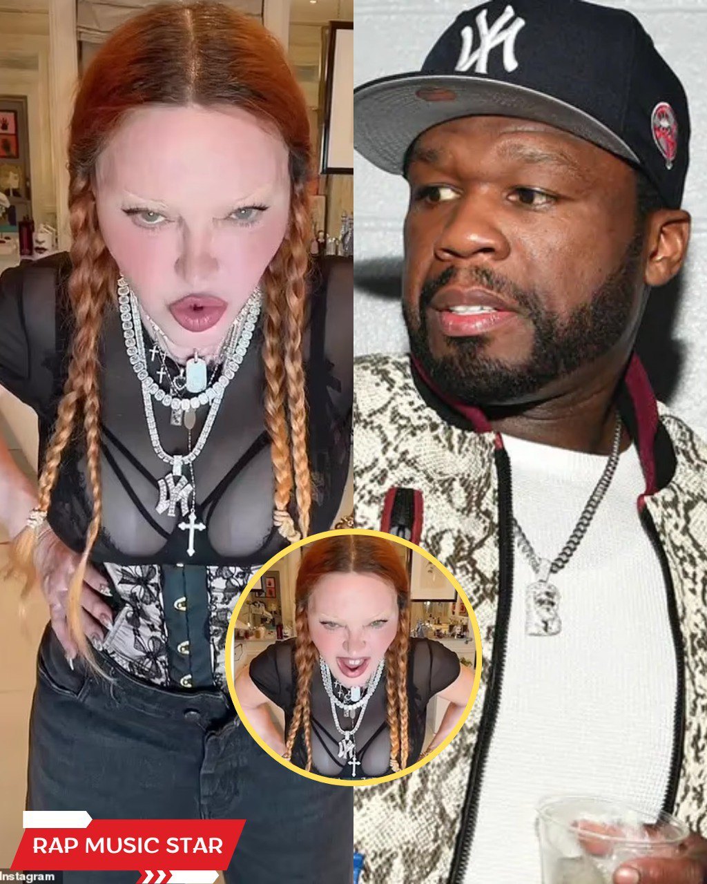 Madonna reacted strongly to 50 Cent calling her ‘ma’am’ and criticizing ...