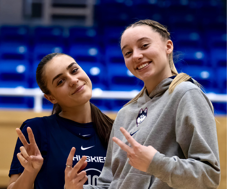 UConn star Paige Bueckers has heartwarming reaction to Nika Muhl's ...