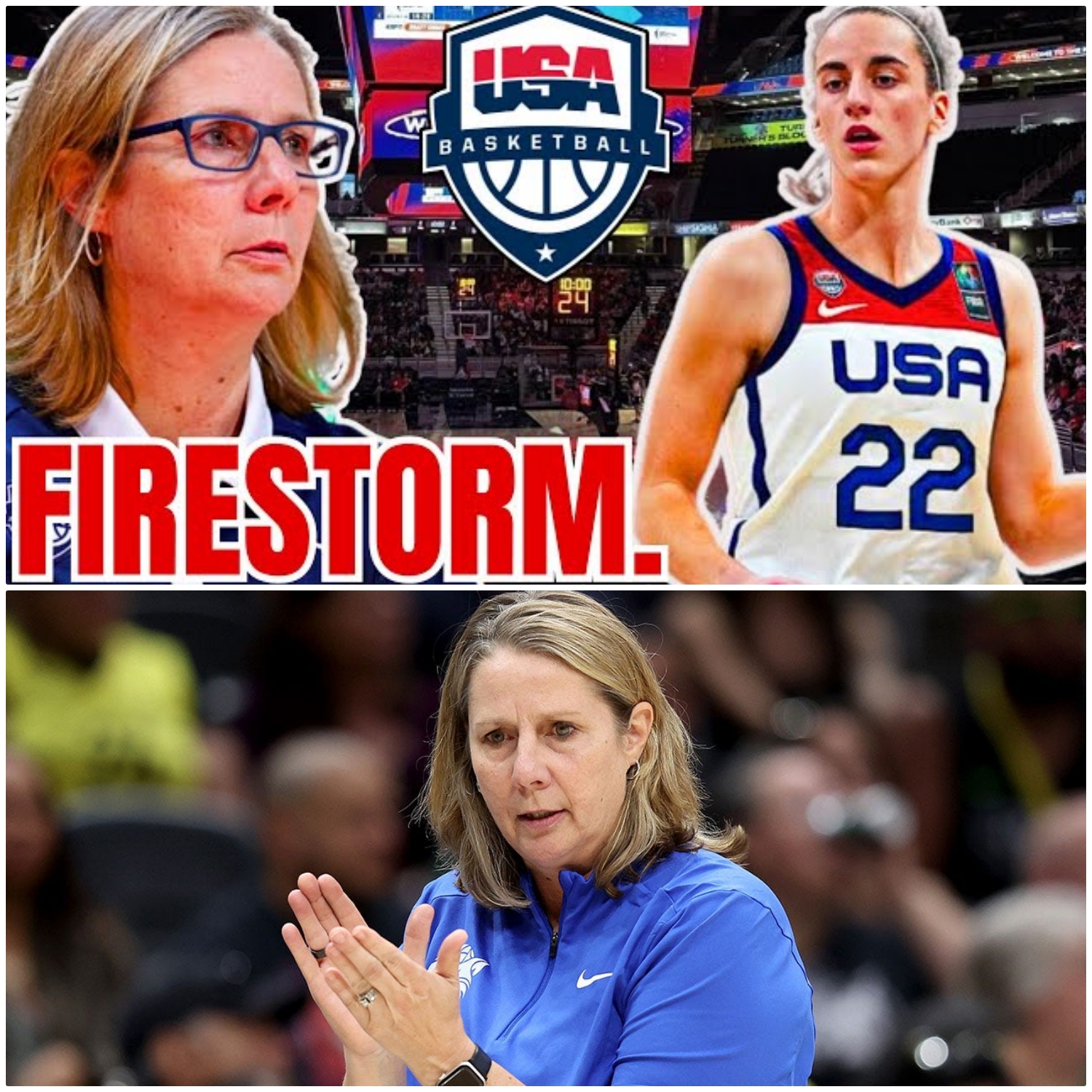 Lynx Coach Cheryl Reeve FACES FIRESTORM! Leaving Caitlin Clark OFF TEAM ...