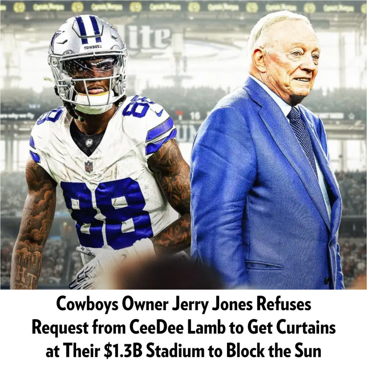 Cowboys Owner Jerry Jones Refuses Request From CeeDee Lamb To Get ...