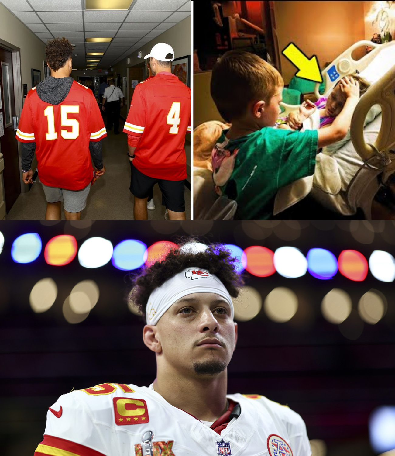 Patrick Mahomes Visits Hospital, Stands Frozen When He Hears Dying Sister Whisper THIS To Her
